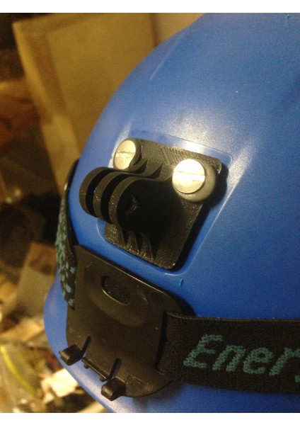 Petzl Vertex Kask Için Gopro Kask Montajı (Sadece Plastik Aparattır!!!) 3D fiyatları