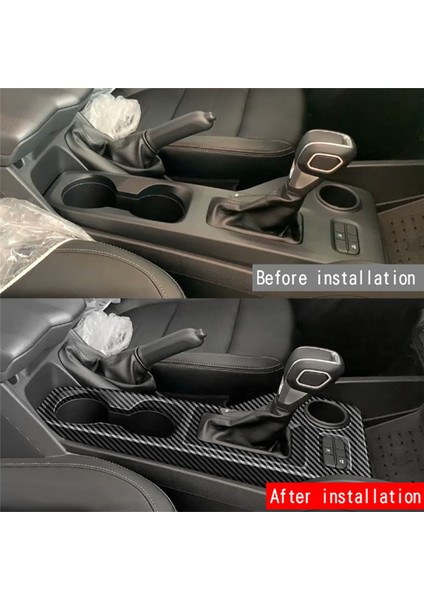 Araba Karbon Fiber Orta Konsol Su Bardağı Tutucu Dekorasyon Kapağı (Yurt Dışından) fırsatları