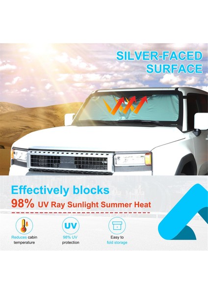 Land Cruiser Prado 250 LC250 Için Araba Ön Cam Güneşliği (Yurt Dışından) fırsatları