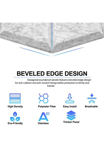 12 Paket Kendinden Yapışkanlı Akustik Ses Geçirmez Köpük Paneller, Gri (Yurt Dışından) fırsatları