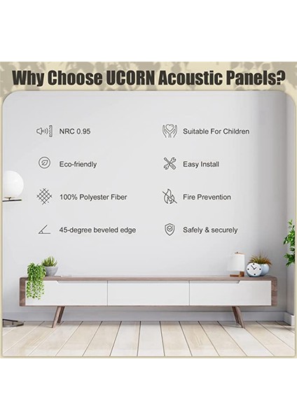 12 Parça Kendinden Yapışkanlı Akustik Köpük Panel, Akustik Panel (Yurt Dışından) fırsatları