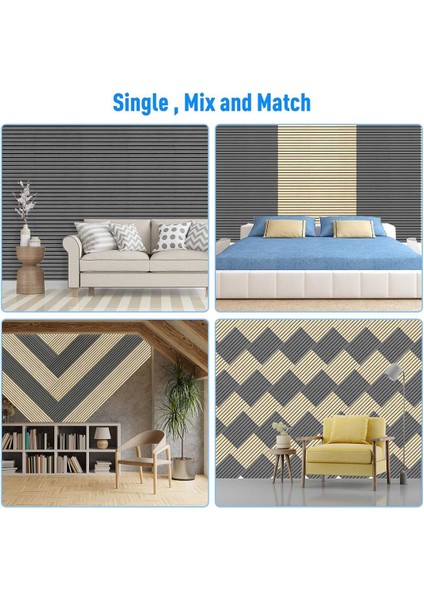 12 Adet Ses Geçirmez Akustik Panel, 14X12X0.4 Inç Oda, Ofis Için (Yurt Dışından) indirimleri