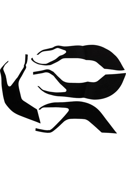 Zeekr 001 Süet Araba Kapı Tekme Pedi Kapı Paneli Koruyucu Pedi Siyah (Yurt Dışından)