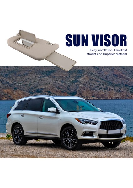 R52 2013-2018 Bej Için Sol Araç Iç Güneşliği (Yurt Dışından) fırsatları