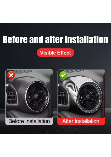 Orta Taraf Hava Menfezi Trim Kapağı Trimi Karbon Fiber (Yurt Dışından) modelleri