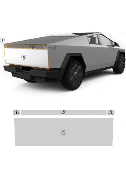 Trunk Hd Çizik Koruyucu Dış Aksesuarlar (Yurt Dışından)