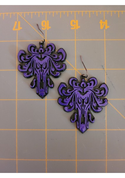 Perili Köşk Duvar Kağıdı Küpeleri (Sadece Plastik Aparattır!!!) 3D fiyatları