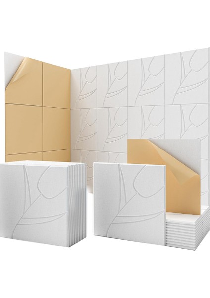 Ses Geçirmez Duvar Panelleri, 12X12X0.4 Inç Kendinden Yapışkanlı Ses Geçirmez Paneller (Yurt Dışından)