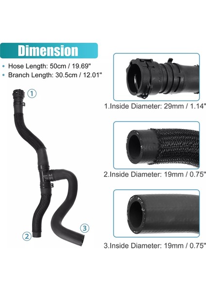 2011-2015 Yılları Için Araba Hvac Çıkış Isıtıcı Hortumu (Yurt Dışından) indirimleri