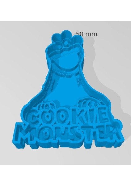 Kurabiye Canavarı Sabun Kalıbı (Sadece Plastik Aparattır!!!) 3D