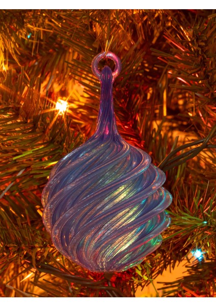 Kapalı Spiral Noel Süsü (Sadece Plastik Aparattır!!!) 3D