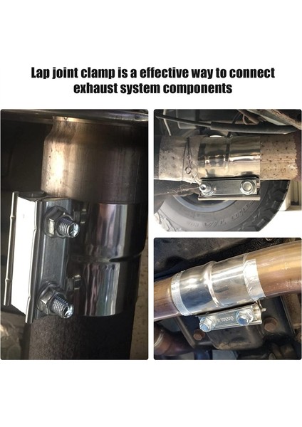 2 Inç Lap Joint Egzoz Bant Kelepçesi Kovan Bağlantı Parçası 2 Adet (Yurt Dışından) fırsatları