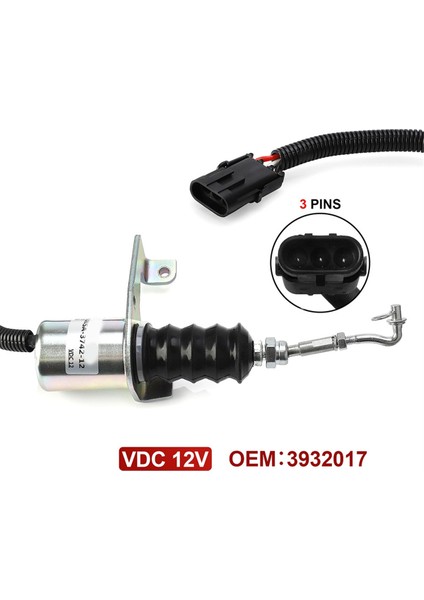 Deutz Start Için 12V Yakıt Kapatma Solenoidi (Yurt Dışından) fiyatları