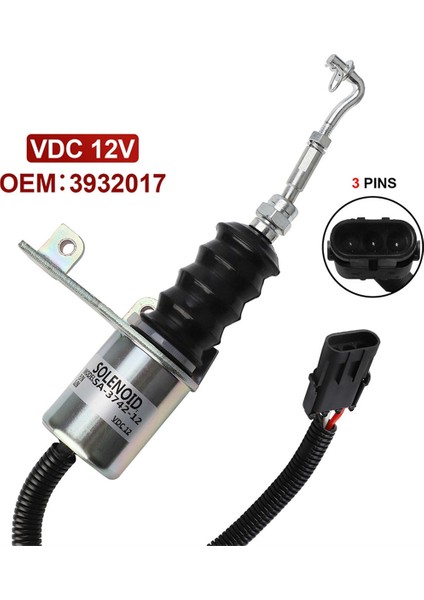 Deutz Start Için 12V Yakıt Kapatma Solenoidi (Yurt Dışından) fırsatları