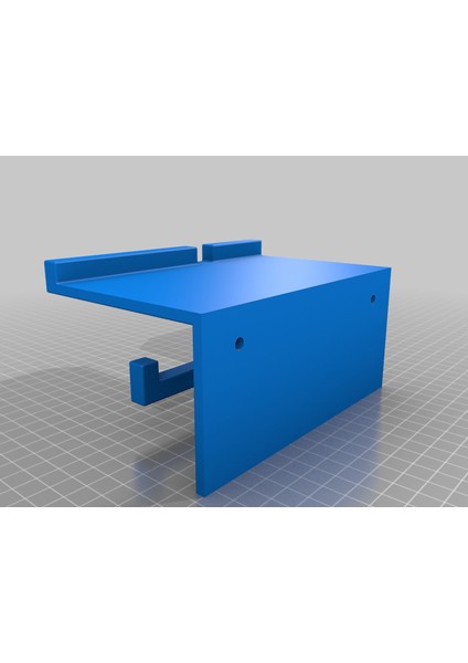 Tuvalet Kağıdı Tutucusu Telefon Tutucusu (Sadece Plastik Aparattır!!!) 3D