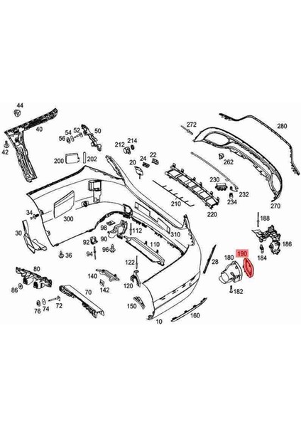 Araba Sol Arka Egzoz Borusu Döşeme A2058852221 Için (Yurt Dışından) fırsatları