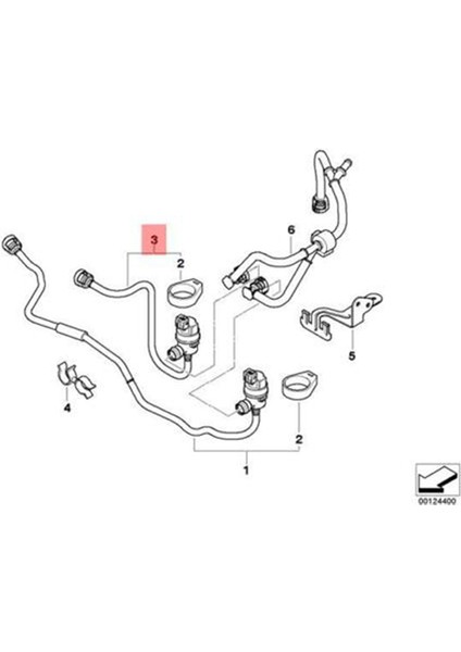 7 Serisi E65 E66I 04-06 Için Borulu Yakıt Deposu Havalandırma Vanası (Yurt Dışından) fırsatları