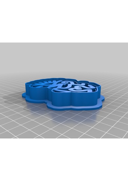 Mağara Çizimi Kurabiye Kesici (Sadece Plastik Aparattır!!!) 3D