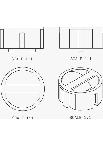 Su Koruması Için Çıkış Örtüsü (Sadece Plastik Aparattır!!!) 3D