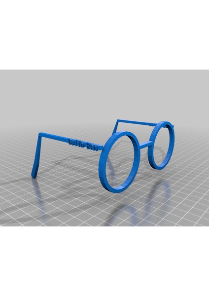 Osito Ban Gözlükleri Yalnızca Oyuncak Ayılar Için (Sadece Plastik Aparattır!!!) 3D