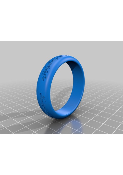 Yüzüklerin Efendisinden Güç Yüzüğü (Sadece Plastik Aparattır!!!) 3D