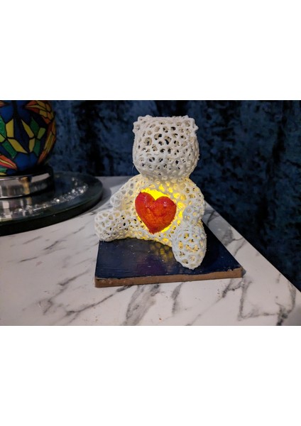 Büyük Kalpli Ayı (Sadece Plastik Aparattır!!!) 3D fiyatları