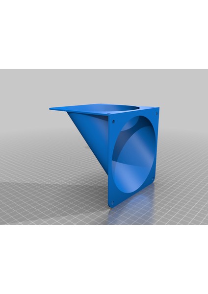 120MM Ila 120MM x 90 Derece (Sadece Plastik Aparattır!!!) 3D