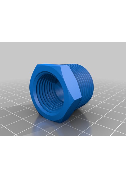 3/4 Ila 1/2 Npt Burç (Sadece Plastik Aparattır!!!) 3D