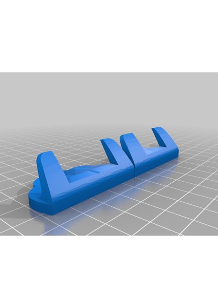 Jilet Tutucu, Ikili (Iki Farklı Boyda) (Sadece Plastik Aparattır!!!) 3D