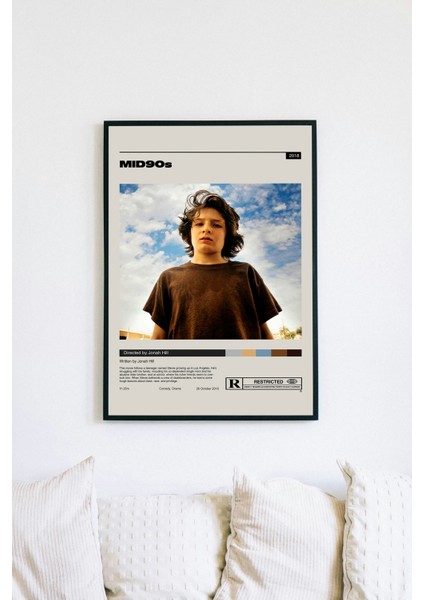 MID90S Film Posteri - Siyah Çerçeveli
