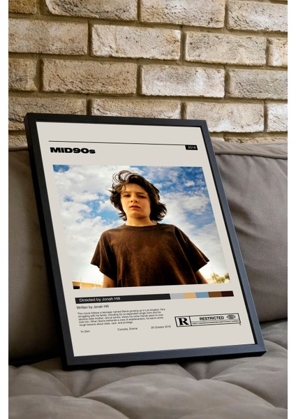 MID90S Film Posteri - Siyah Çerçeveli fiyatları