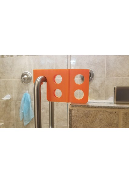 Duş Kapısı Durağı (Sadece Plastik Aparattır!!!) 3D