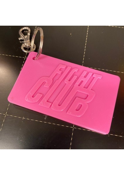 Dövüş Kulübü Anahtarlık (Sadece Plastik Aparattır!!!) 3D