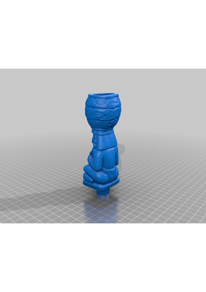 Aztek Heykel Musluk Kolu (Plastik Aparattır!!!) 3D