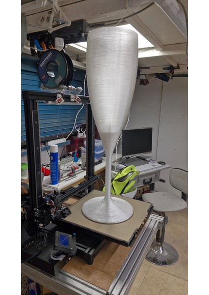 Şampanya Bardağı (Sadece Plastik Aparattır!!!) 3D