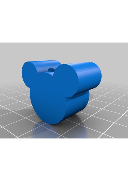 Mickey Mouse Saman/kalem Süsü (Sadece Plastik Aparattır!!!) 3D