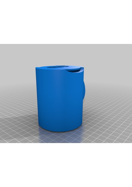 Kapalı Fıçı (Sadece Plastik Aparattır!!!) 3D