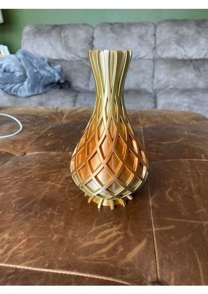 Çapraz Nervürlü Vazo (Sadece Plastik Aparattır!!!) 3D modelleri