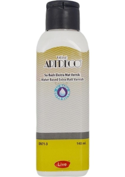Su Bazlı Ekstra Mat Vernik 140 ml – Ahşap ve Mobilya Yüzeylerinde Dayanıklı Koruma ve Mat Görünüm