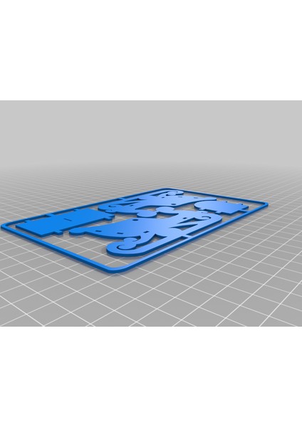Kızak Seti Kartı (Sadece Plastik Aparattır!!!) 3D modelleri