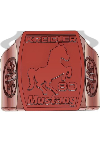 Ring Kreidler Mustang 80 Lk 800 Moped Motosiklet (Sadece Plastik Aparattır!!!) 3D modelleri