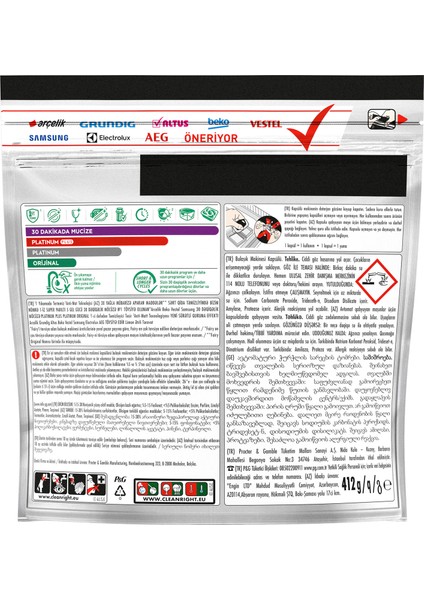 Mucize Bulaşık Makinesi Deterjanı Kapsülü/tableti 25 Yıkama