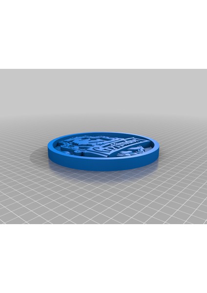 Gryffindor Madeni Para (Sadece Plastik Aparattır!!!) 3D
