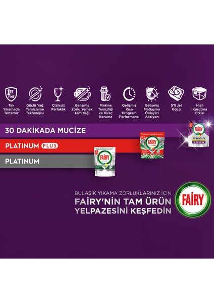 Mucize Bulaşık Makinesi Deterjanı Kapsülü/tableti 50 Yıkama