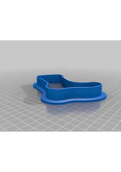 Yılbaşı Çorabı Kurabiye Kesici (Sadece Plastik Aparattır!!!) 3D