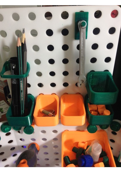 V3D Pegboard Düzenleme Sistemine Uygun Küçük Çekmece (Plastik Aparattır!!!) 3D modelleri