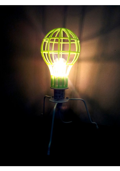 Ampul Örgü Abajur (Plastik Aparattır!!!) 3D