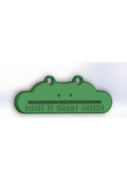 Diş Macunu Kurbağası (Sadece Plastik Aparattır!!!) 3D