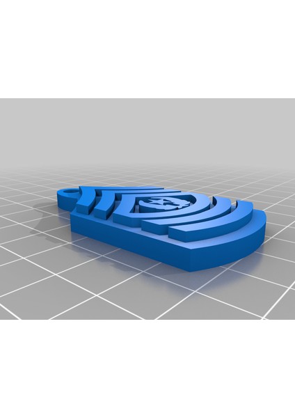 Csm E9 Komutan Başçavuş Anahtarlık (Sadece Plastik Aparattır!!!) 3D