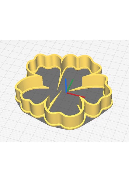 Hibiscus Çerez Kesici (Sadece Plastik Aparattır!!!) 3D fiyatları